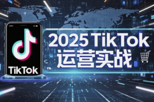 2025TikTok电商运营,掌握TikTok店铺运营核心技巧,实现低成本高转化-轻创终点站